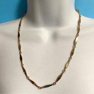Gold Tone Vintage Chain Link Necklace